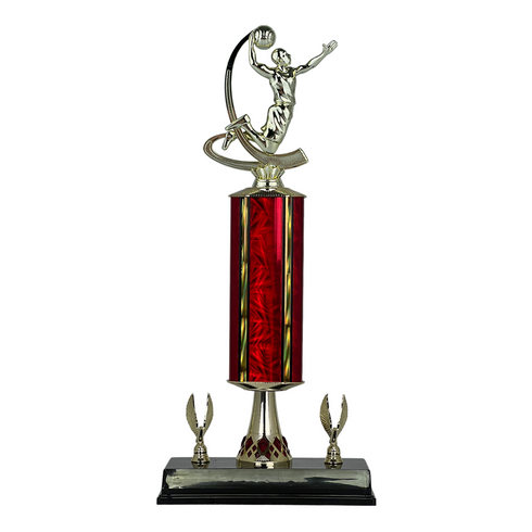 Trofeo de Tubo con Figura Serie 441 de Baloncesto